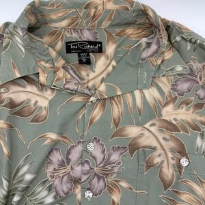 Tori Richard Hawaiian Shirt Floral Print Button Up Short‎ Sleeve Mens XL
